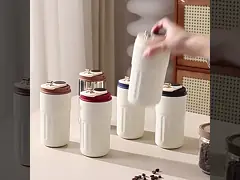 Heat Preservation Electric Hot Water Cup With Touch Screen Button