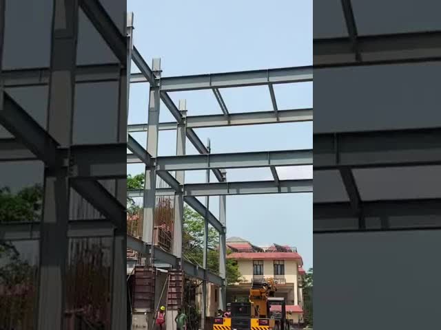 Multi Storey Prefab Commercial Buildings Prefabricated Steel Structure Prefab Shed Building Metal Warehouse Building