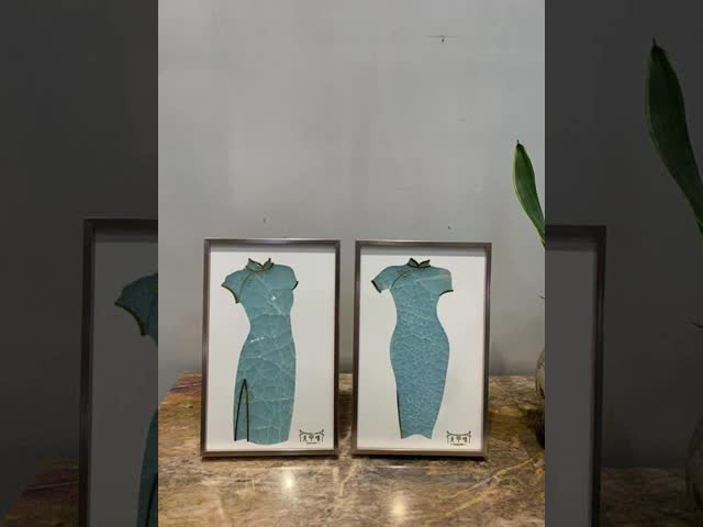 Exquisite Marble Qipao Art | Handcrafted Natural Stone Vintage Chinese Décor Sculpture