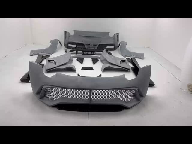フェアレディ F12 カーボンファイバーボディキット F12 ノビテック N-ラゴスタイル フロントとバック バンパーホイールアーチ F12 フロントリップディフューザースポイラー