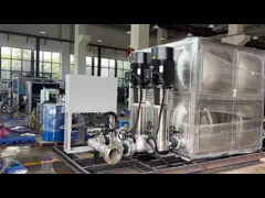 बड़ी टैंक क्षमता और बाहरी परिसंचरण पंप के साथ 100hp उच्च प्रदर्शन पोर्टेबल वाटर चिलर