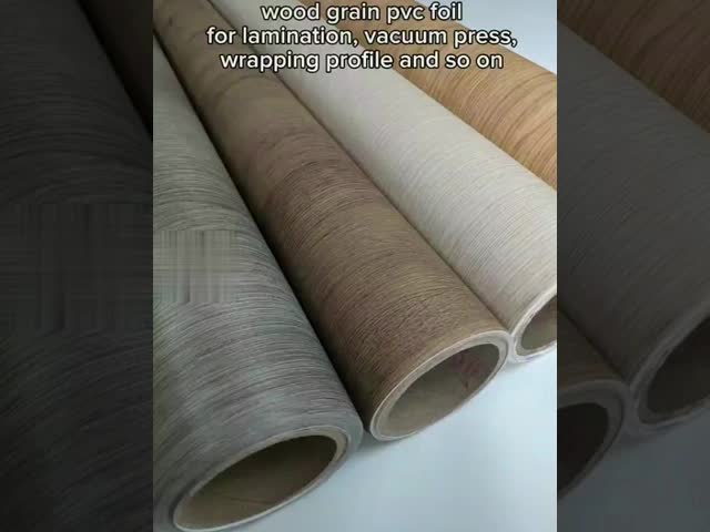 木の穀物 凸版 防水 PVC 家具 フィルム ロール 防火 抗菌 0.1mm-0.5mm