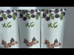 Recyclable Customized Plastic Clear Zipper Stand-up Barrier Pouch For Stand Up Zipper Bag Food Packaging