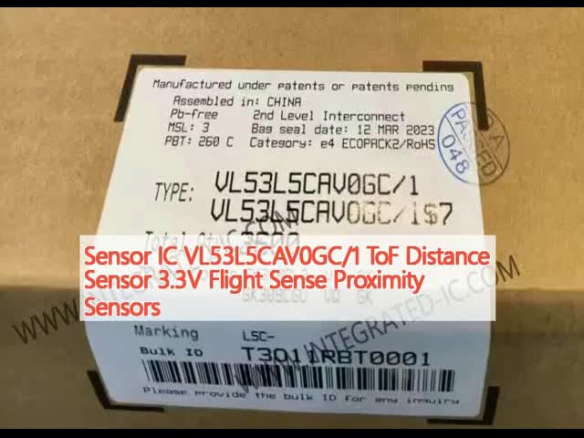 Sensor IC CH101-02ABR Sensor de alcance ultrassônico integrado de potência ultra-baixa