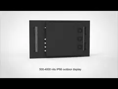 Outdoor IP66 Waterproof Digital Signage 55 Inch 5000nit UHD Aviation Grade Aluminum Alloy