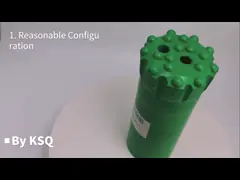 Top Hammer Rock Drilling Tools T-WIZ60 102mm Thread Button Bits for Quarrying and Mining