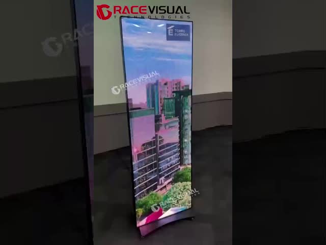 3840hz 高リフレッシュレート ライト 重量 室内 フルカラー LED ポスター スクリーン 48kg/ピース 輪付き トーテム