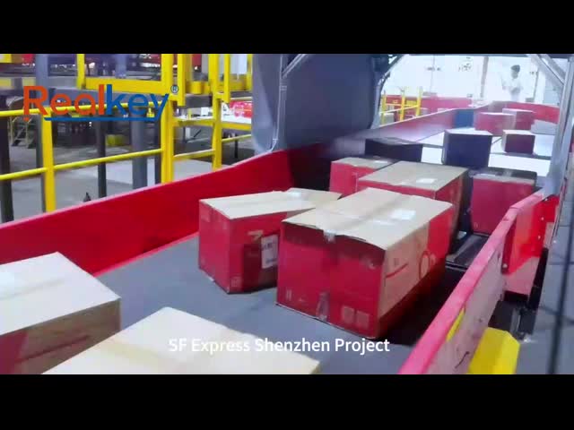 Quick Response Time Speed Automated Parcel Sorting System 6000p/H
