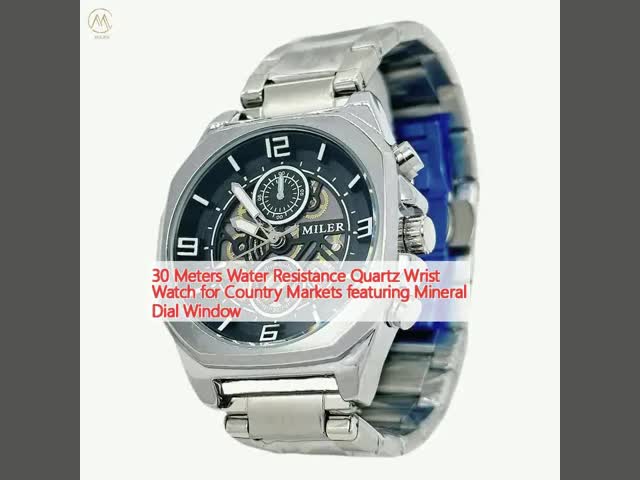 Hot sale Men′s High Quality Quartz Fashion New Trend Alloy Case Wrist Men′s Watch