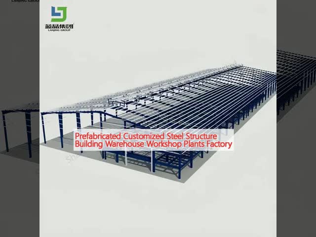Prefabricated Customized Steel Structure Building Warehouse Workshop Plants Factory