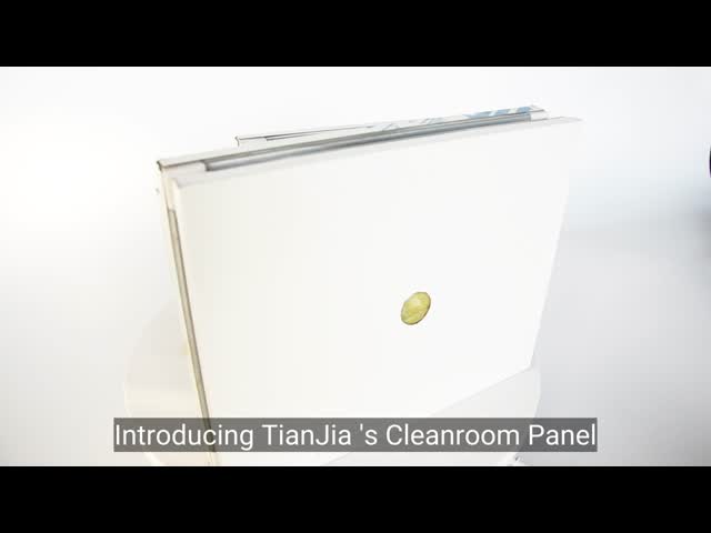 電子工業および製薬業界向けクリーンルームロックウールパネル 組み立てやすく耐久性があり、帯電防止および耐火性