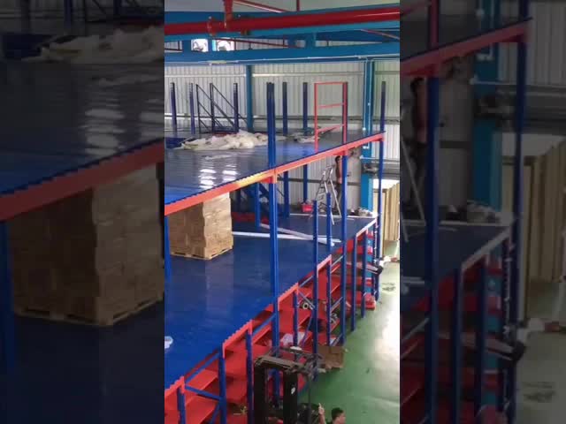 鉄鋼工業メザンライン床 床 積載 300-1000kg/平方メートル 汎用的な貯蔵オプション