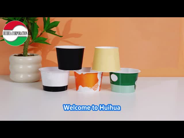6oz Customize Logo Greek Yogurt Cups Single Wall Plastic Small Size Fruit Ice Cream Cups Lids PP Material for Snacks Chocolate