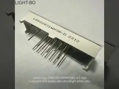 5 Digit 7mm 7 Segment LED Display Common Anode Ultra Bright White for Frequency Converter
