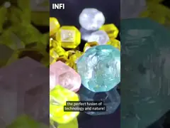 HPHT Pink Bule Green Yellow Uncut Diamond CVD Lab Grown Colored Rough Diamond