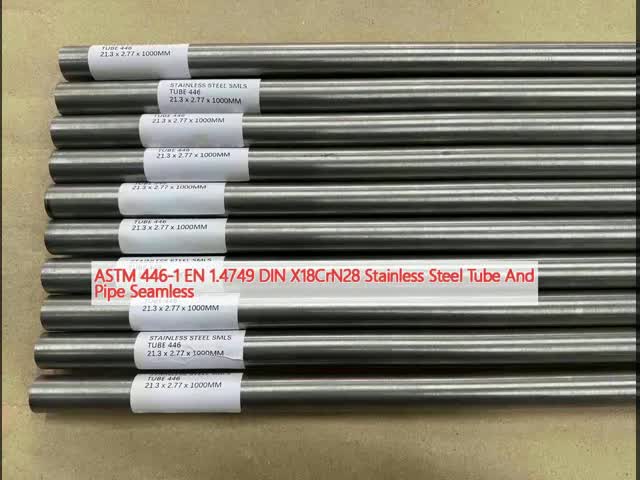 ASTM 446-1 EN 1.4749 DIN X18CrN28 Трубы и трубы из нержавеющей стали