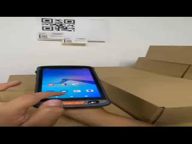 Dispositivo industrial Android PDA 1D / 2D Laser Barcode Scanner e 13.56M NFC Reader