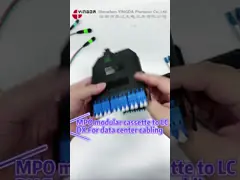 MTP MPO Cable 12 Fiber Cassette with MPO Male Female LC Connector For Patch Panel