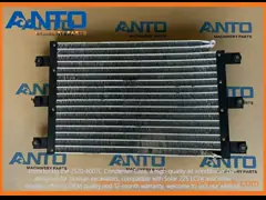 2520-6007C Condenser Core DOOSAN Excavator Air Conditioner Parts For SOLAR 225LC-7A