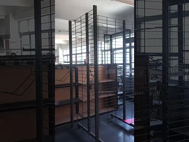 Versatile Custom Retail Metal Display Supermarket Display Rackes And Shelves