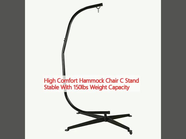 High Comfort Hammock Chair C Stand Stable With 150lbs Weight Capacity