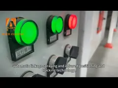 Автоматическая система покрытия порошком для железной подложки велосипедных рамок с настраиваемыми цветами