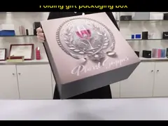 Magnetisch vouwbare rigide opvouwbare doos rigide platte kartonnen verzenddozen