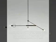 Post-modern minimalist creative personality art chandelier living room dining room decorative pendant light