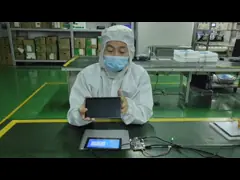 USB-Schnittstelle 7-Zoll-Multi-Touch-Bildschirm Kapazitäts-LCD für medizinische Geräte für industrielle Fahrzeuge