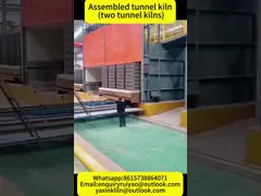 Gas Fuel Tunnel Kiln With Customized Kiln Car Size And Client Customization
