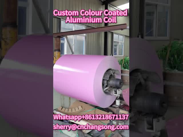 Alloy 1050 0.09mm Prepainted Aluminium Coil For Retail Price Tag Holders