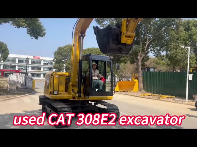 2020 год Модель Caterpillar 308E экскаватор с деталями и нижней изготовлен в Соединенных Штатах