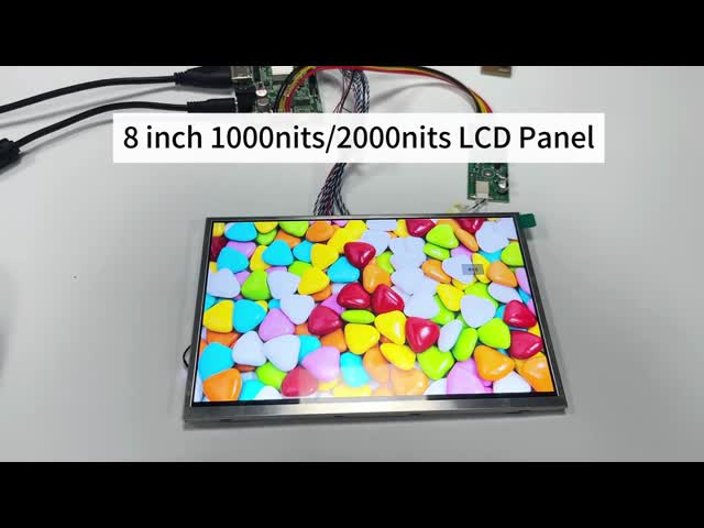 13.3'' Brilho 1000 Cd/m2 Ecrã LCD legível à luz solar Display externo de painel de alta resolução