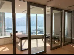 85mm Thick Movable Glass Partition Walls For Office / Commercial Space Customizable Design