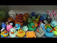 Custom Logo Yellow Rubber Duck Party Birthday Kid Gift Floating Upright Weighted Rubber Duck Toys