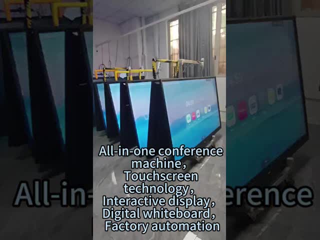 4K 65 дюймов 20 точек сенсорный экран LED плоская панель интерактивная доска для конференций