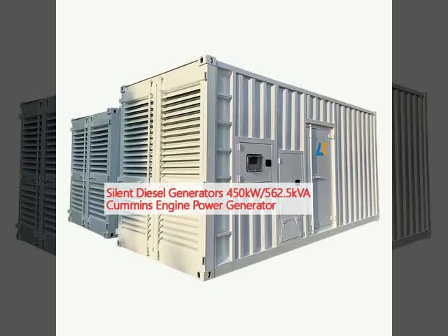 静かなディーゼル発電機 450kW/562.5kVA カミンズエンジン発電機
