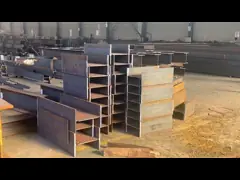 Tailles personnalisées en acier H durable fabriqué avec précision pour les structures extérieures