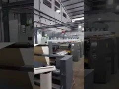 Single Faced Printing Unit Type 6 Colors Flexographic Machine for Paper Plate Varnishing