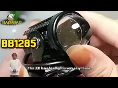 2pcs White Yellow Dual Color Aluminum Mini Driving Fog Light Available For Motorcycle