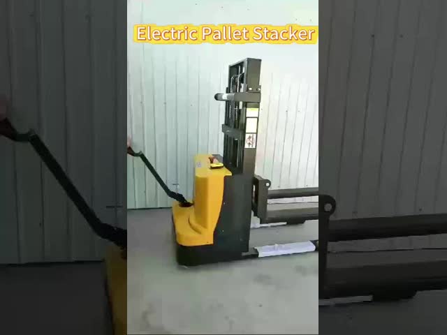 1.5 トン 3 メートル バッテリー 倉庫用 完全電動パレットスタッカー