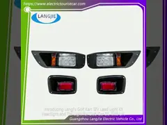 عربة الغولف 12 فولت مصباح LED كيت مصباح الأمام والضوء الخلفي لسيارة النادي DS 1993-up # 101988001