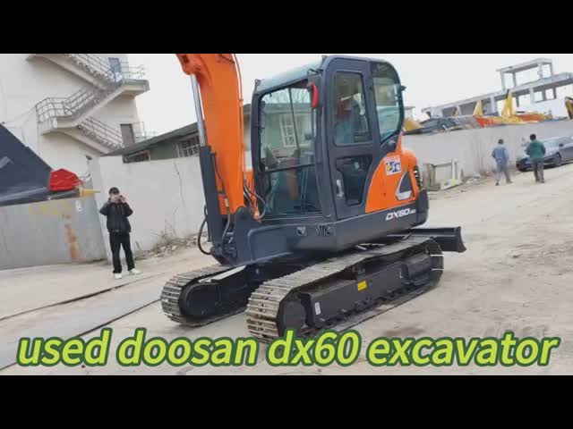 Original de la bomba hidráulica Mini Excavadora usada Doosan DX60 en Shanghai hecha en Corea El video
