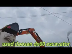 Original de la bomba hidráulica Mini Excavadora usada Doosan DX60 en Shanghai hecha en Corea video