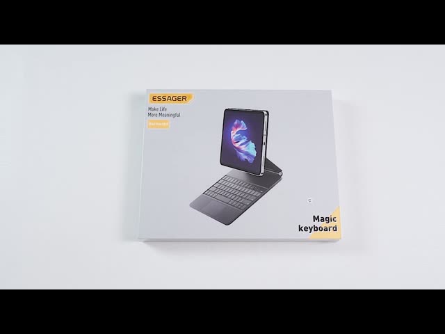 ESSAGER ES-JP03シリーズ iPad 10 BT マグネット式無線タブレットキーボードケース