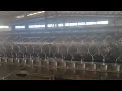 ASTM A 975 PVC Dilapisi Gabion Keranjang Double Twisted Tenunan Mesh Fit Riverbank