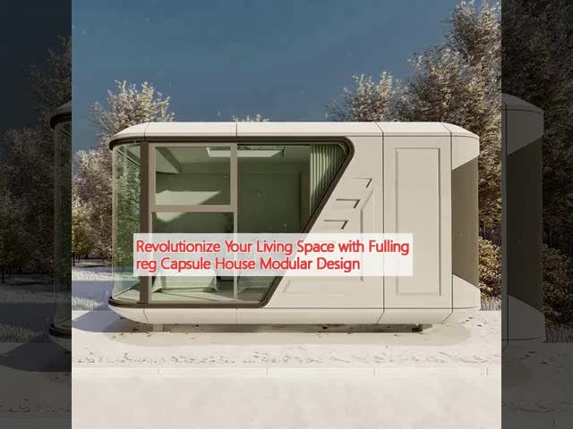 Fast Delivery And CE Capsule House For Sale  2 People Ecocapsule Tiny House