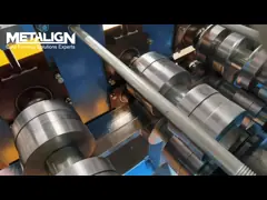 Double Row Omega Channel Roll Forming Machine 65 Mm Shaft Diameter