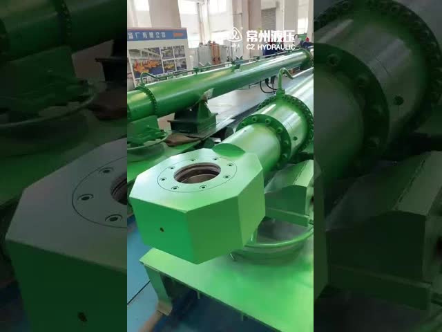 cilindro hidráulico de alumínio feito sob encomenda da grua de 1500mm com viscosidade pequena do ar