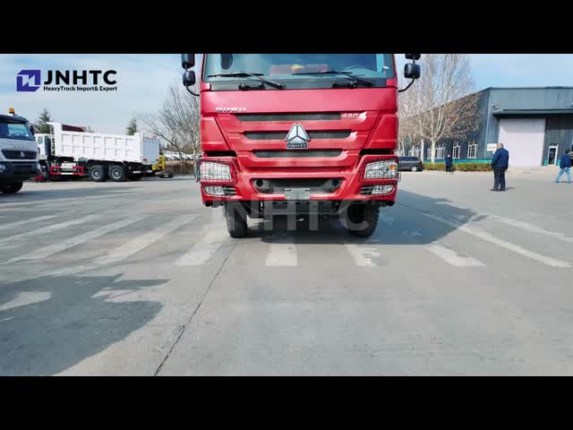 Sinotruk Howo 336 6x4 Carrinho de descarga Cor Vermelha China Howo Carrinho de descarga em boas condições Carrinho de descarga